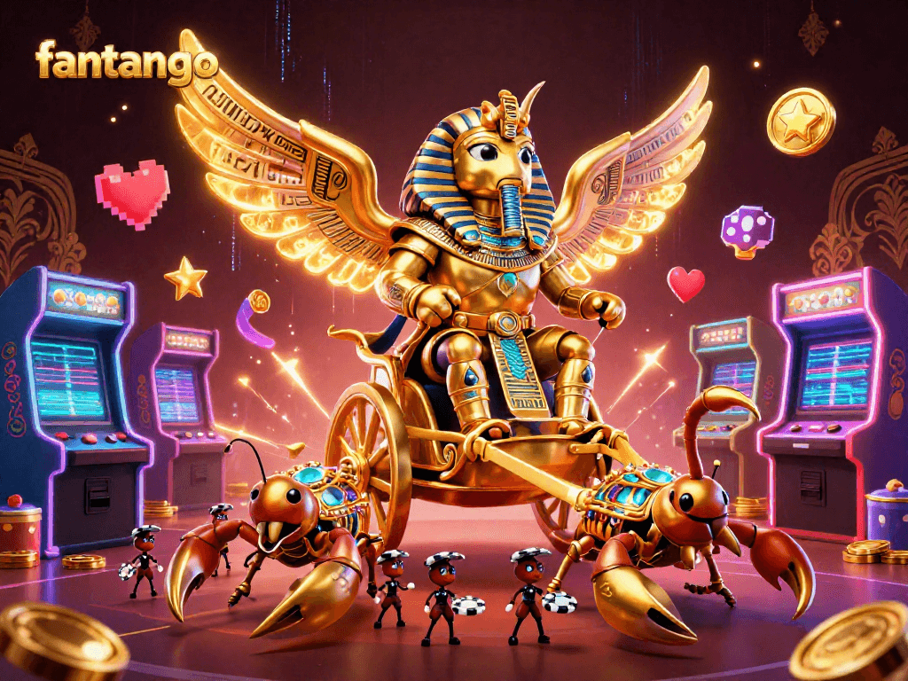 Experience fantango in action with vibrant casino elements and dynamic characters!