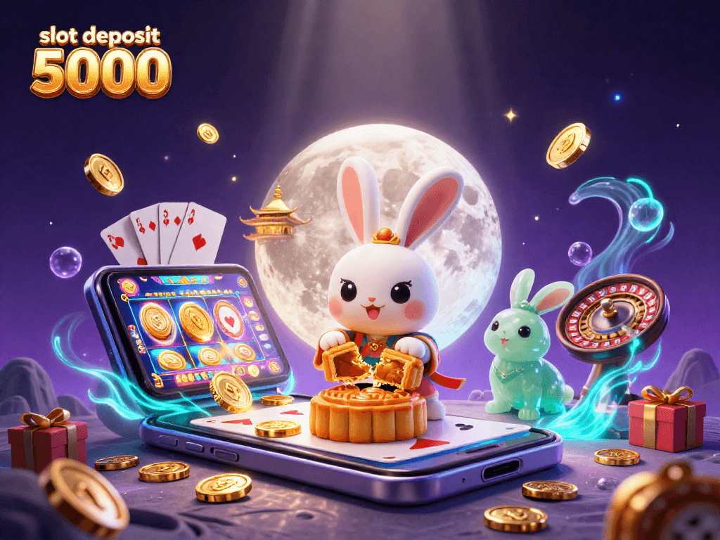 Experience the excitement of slot deposit 5000 with lucky characters and vibrant game elements.