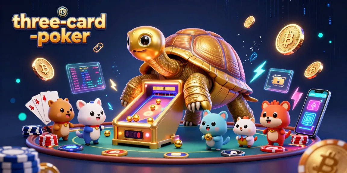 Engage in thrilling three-card-poker action with dynamic poker elements and vibrant energy.