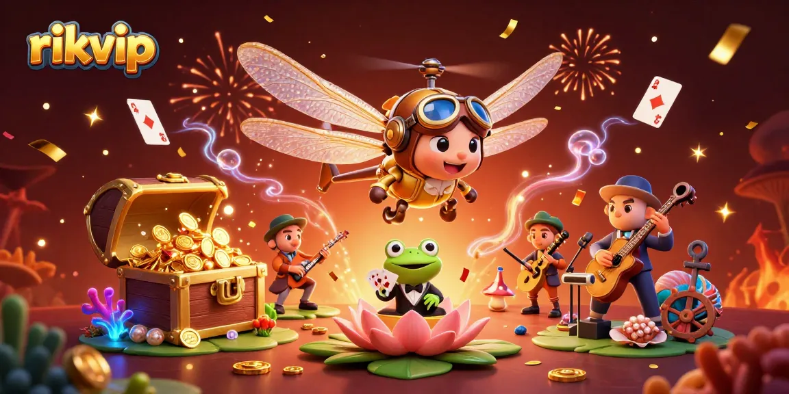 Experience the thrill of rikvip with vibrant casino gameplay, featuring unique characters and underwater treasures.