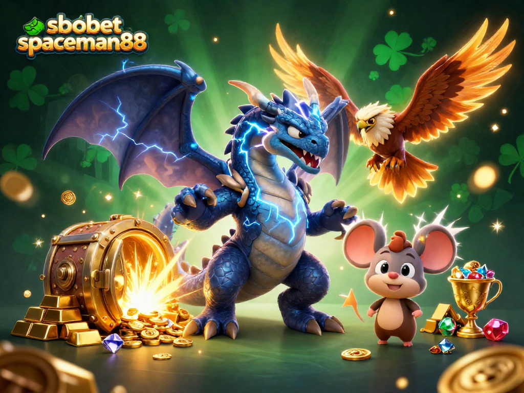 Experience thrilling wins with sbobet spaceman88 in an electrifying 3D casino adventure filled with treasures.