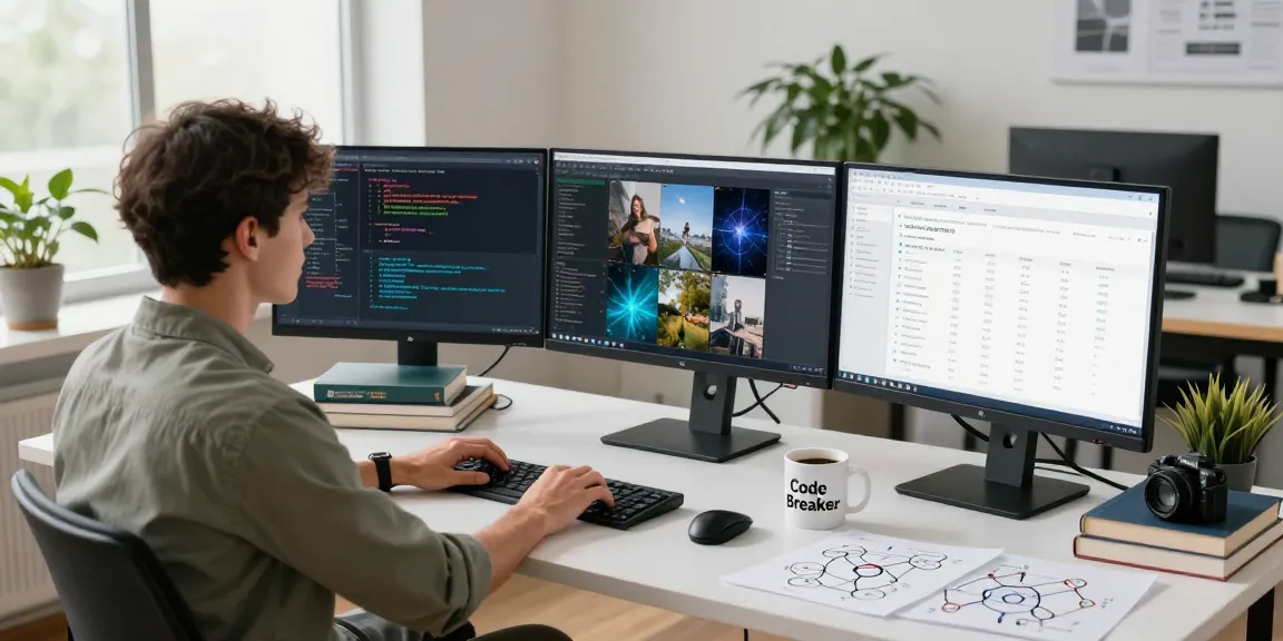 AI Detector image analysis scene in a modern tech lab, showcasing AI detection outcomes.
