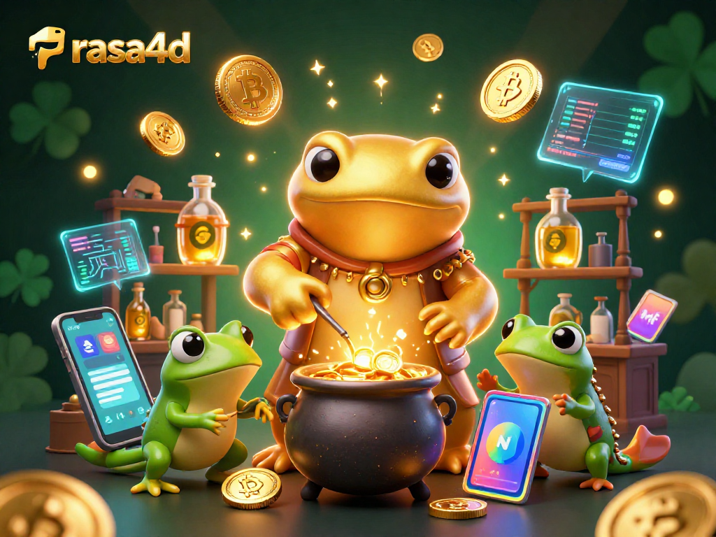 Gambarkan transaksi emas digital di kasino rasa4d dengan pemandangan yang kaya dan terperinci.