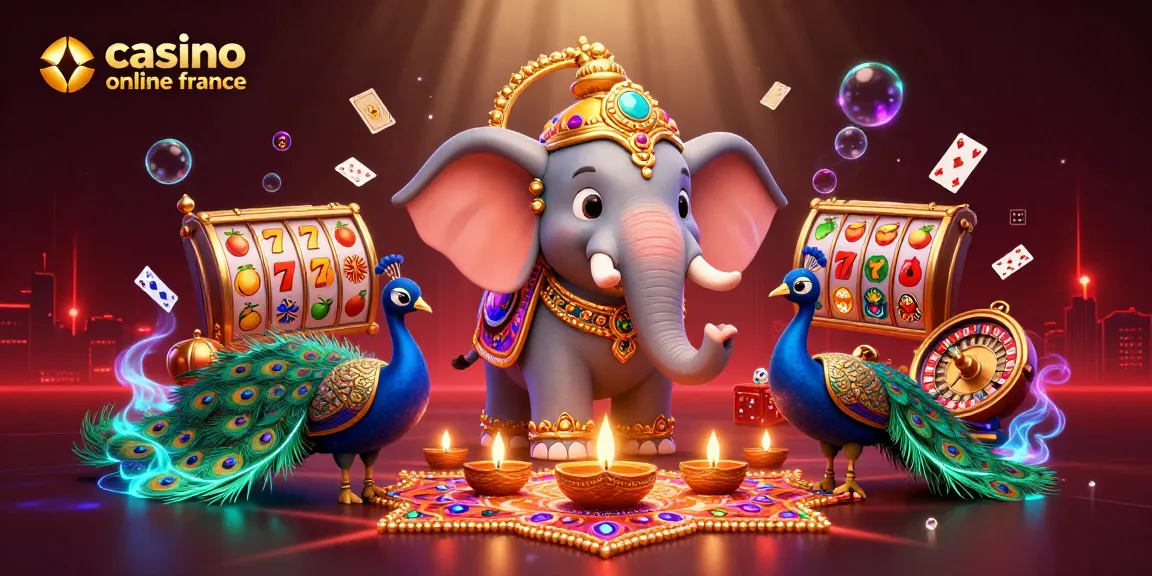 Profitez de l'expérience de jeu immersive dans un casino online france avec une illustration dynamique.