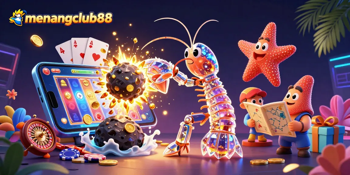 Experience thrilling wins at menangclub88 with a galactic samurai and vibrant slot game action.