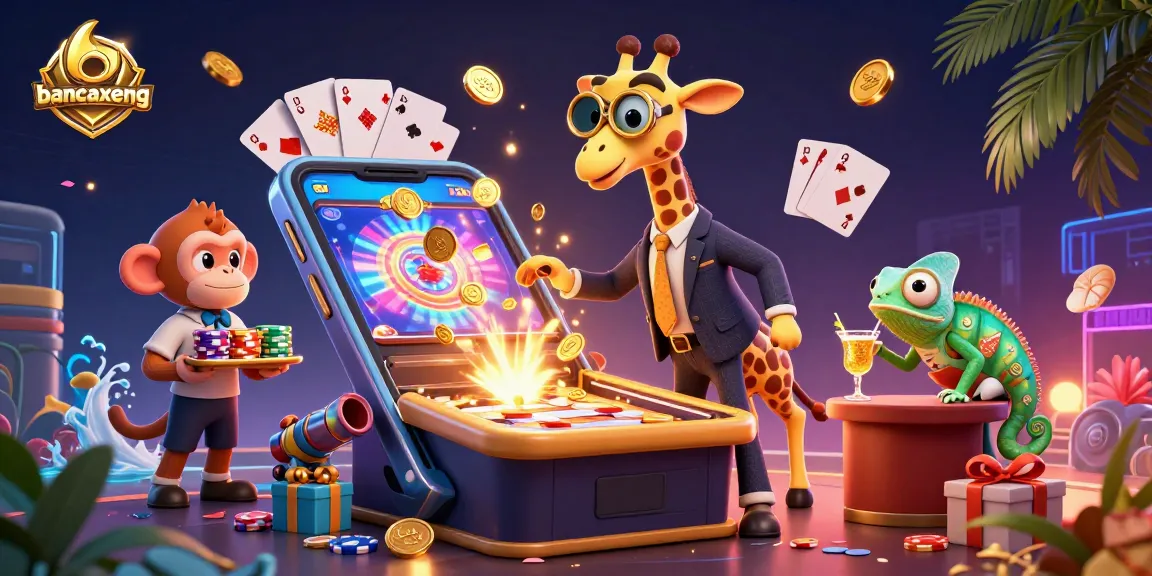 Bancaxeng: Join the thrilling fish shooting game adventure with vibrant characters and casino elements.