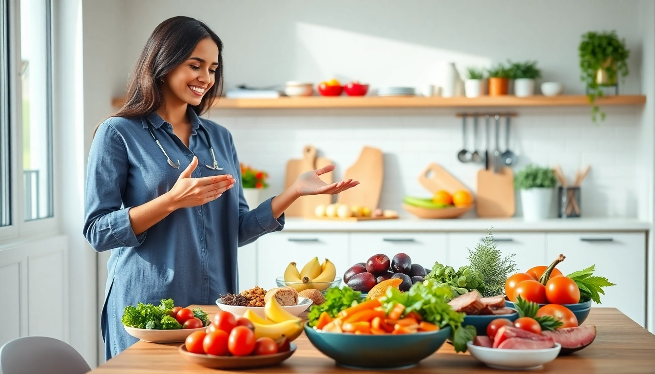 Showcasing a nutritious Weight Loss Diet meal plan with colorful ingredients and fresh produce.