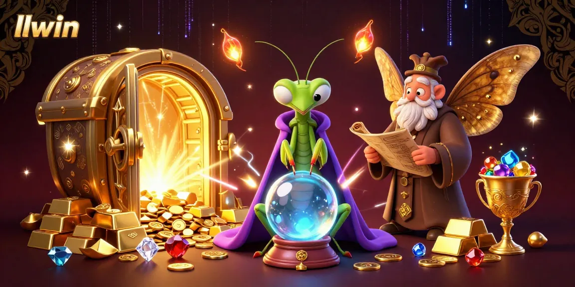 Experience fortune telling in a vibrant, rich illustration showcasing llwin's engaging casino theme.