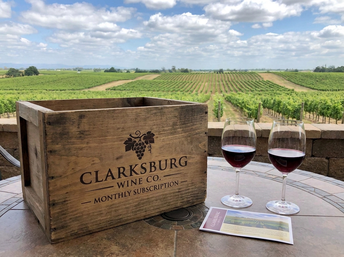 Clarksburg wine subscription Premium Wines, Member Perks & Events