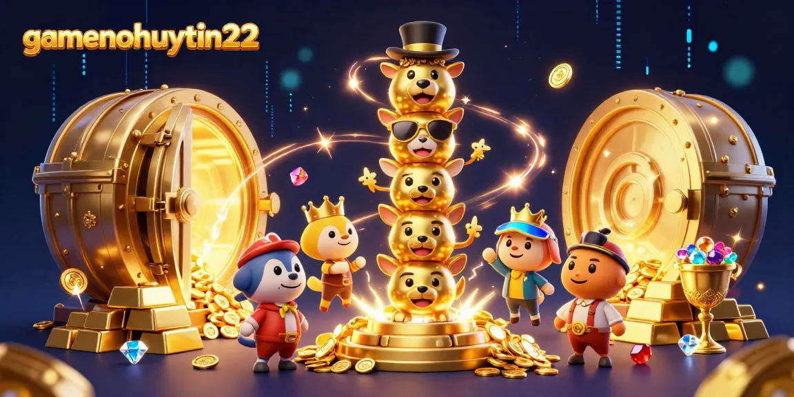 Experience thrilling gameplay with gamenohuuytin22, featuring vibrant casino elements and dynamic 3D illustrations.