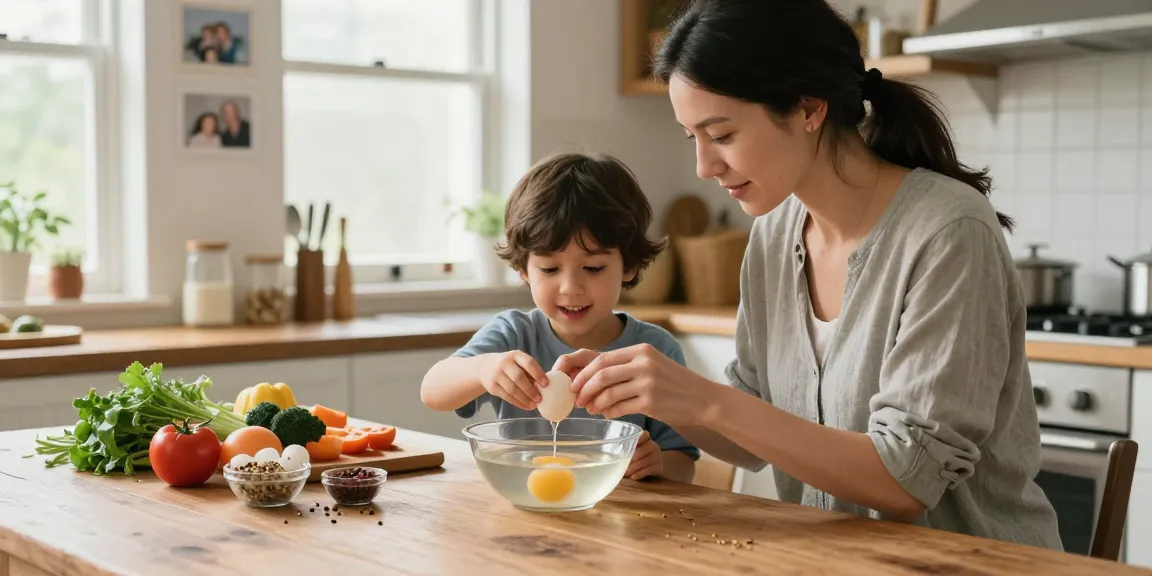 Uji kesegaran telur dengan metode Egg Float Test di https://www.eggfloattest.com/contact, sambil memasak bersama keluarga.