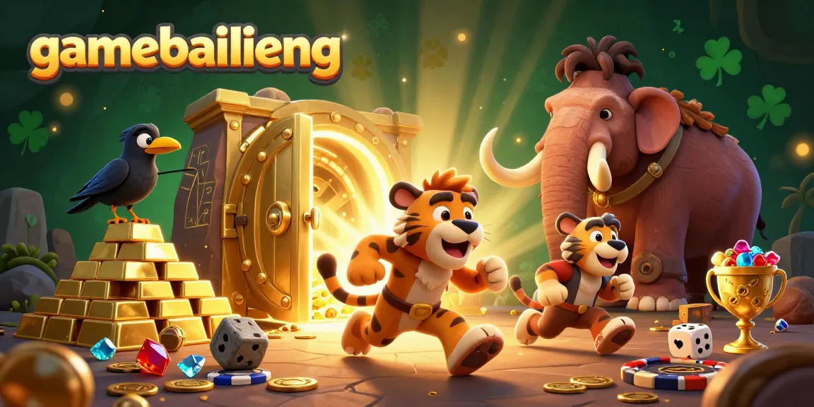 Experience thrilling gameplay with gamebailieng in a vibrant prehistoric casino scene.