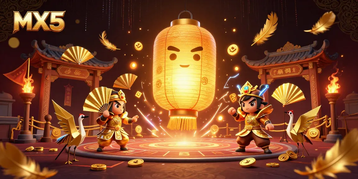 Experience thrilling gaming with MX5's vibrant casino illustration, featuring dynamic characters and engaging elements.