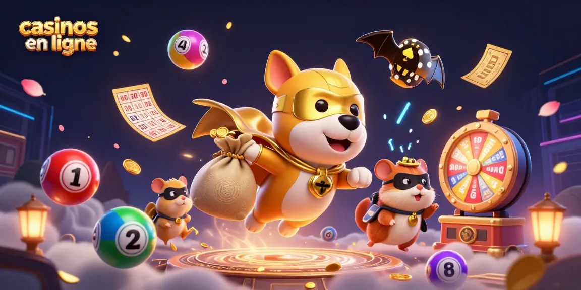 Les casinos en ligne offrent une expérience ludique captivante avec un chien super-héros et des billets d'or.