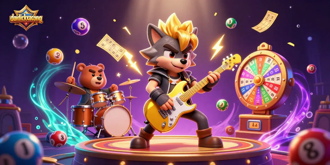 Engage with daidichxacsong through dynamic lottery action with colorful balls and exciting casino elements.