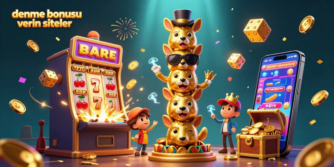 Experience vibrant promotions with deneme bonusu veren siteler featuring lively casino elements and engaging gameplay.