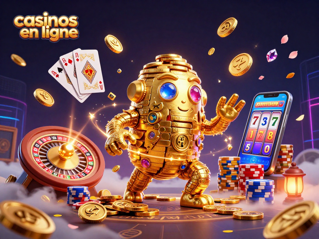 Gagnez aux casinos en ligne grâce à des machines à sous et un golem doré.