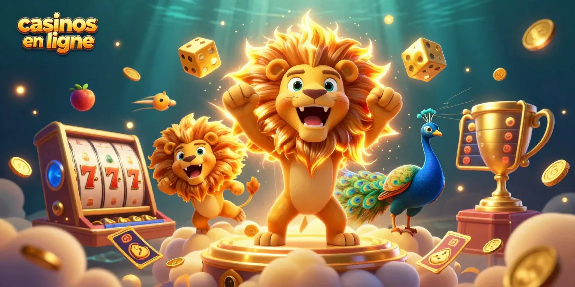 Gagnez des jackpots aux casinos en ligne avec un lion solaire et des dés géants