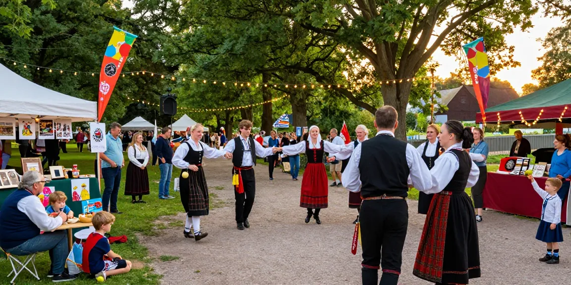Celebrating Breton culture at a vibrant festival featuring traditional music, dance, and local art, ideal for เกมสล็อต enthusiasts.