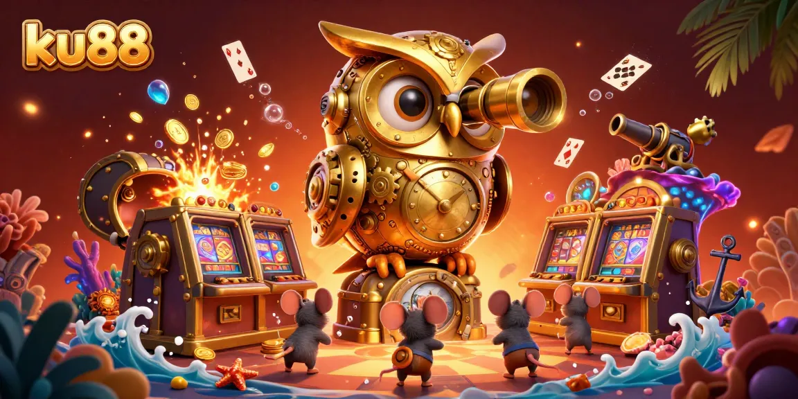 Experience the excitement and rewards at ku88's casino with vibrant games and engaging characters.