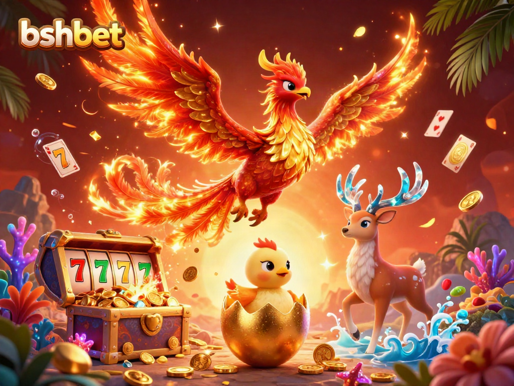 Experience the thrilling excitement of bshbet with vibrant 3D casino illustrations packed with dynamic gaming elements.