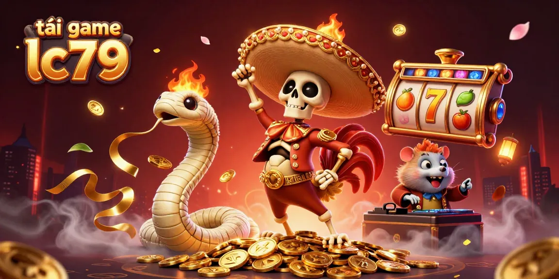 Trải nghiệm chơi slot tại LC79 với hình ảnh hài hước và sinh động, tải game lc79 ngay!