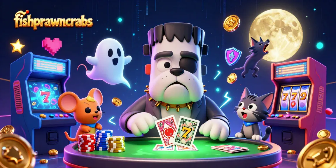 Fishprawncrabs offers thrilling slots with a spooky twist featuring colorful characters and dynamic gaming elements.
