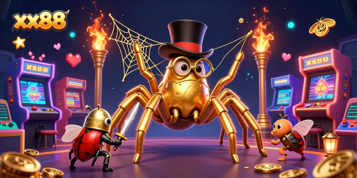 Experience thrilling moments at xx88 with vibrant 3D cartoon gaming elements in a colorful casino setting.