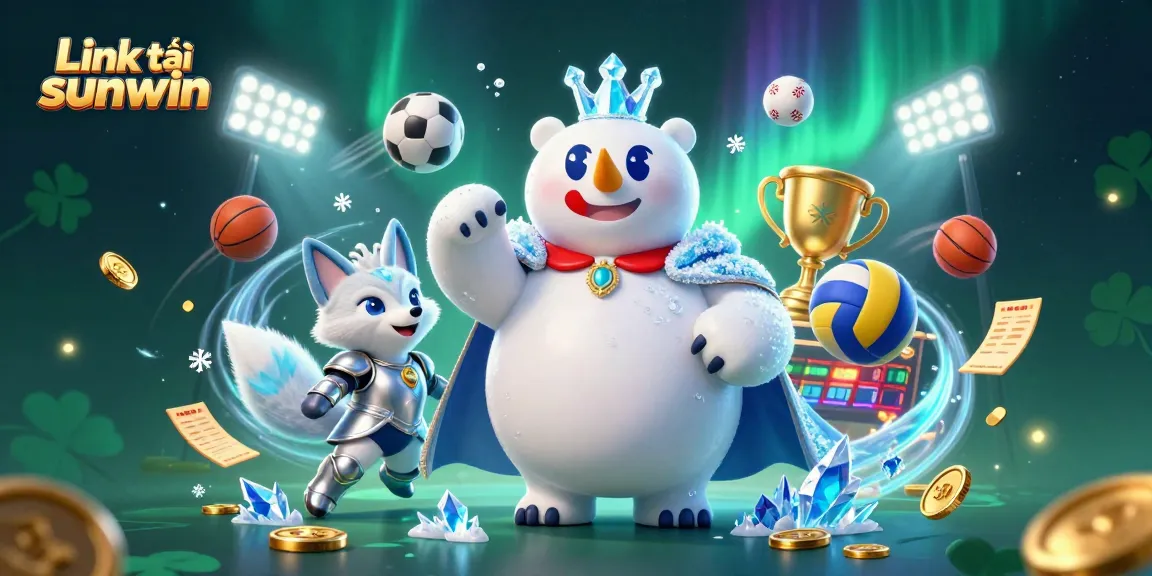 Bet on your dreams with Link tải sunwin and the enchanting polar bear and snow fox.