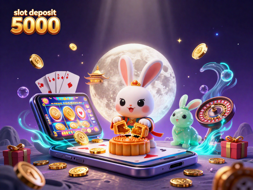 Experience the excitement of slot deposit 5000 with lucky characters and vibrant game elements.