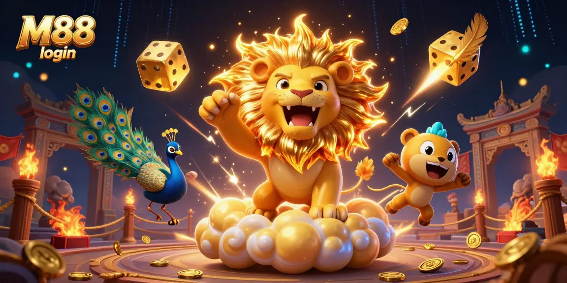 Experience M88 login for thrilling betting with vibrant casino elements and dynamic visuals.
