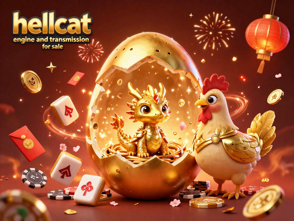 Experience the thrill of hellcat engine and transmission for sale with joyful casino celebration elements.