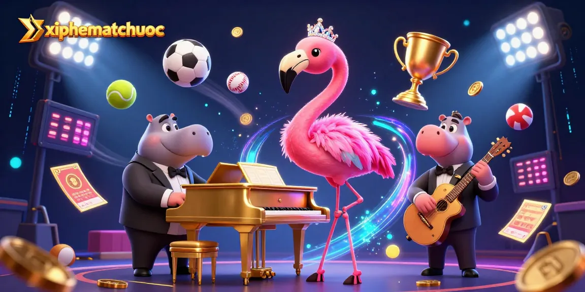 Engage with xiphematchuoc and immerse in vibrant casino entertainment with lively characters and dynamic sports elements.