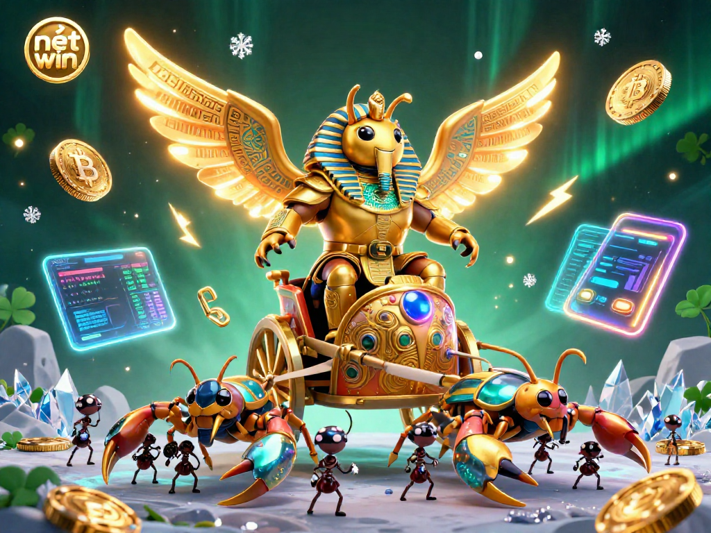 Engage with nét win in this vibrant, ultra-detailed 3D casino illustration featuring dynamic characters.