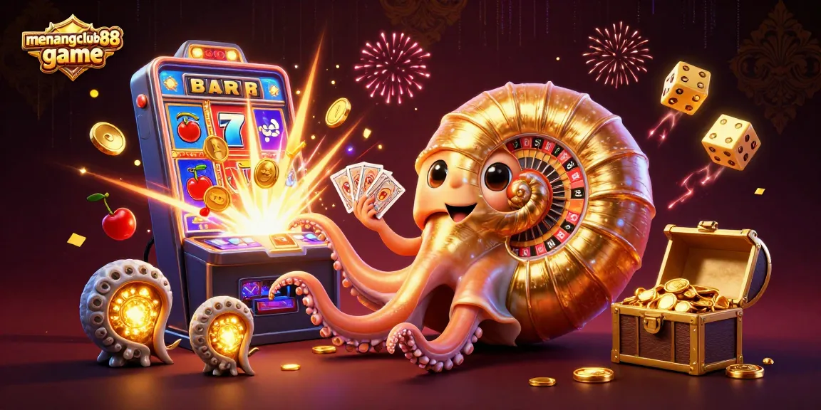 Experience thrilling gameplay with the menangclub88 game, featuring vibrant 3D casino illustrations.