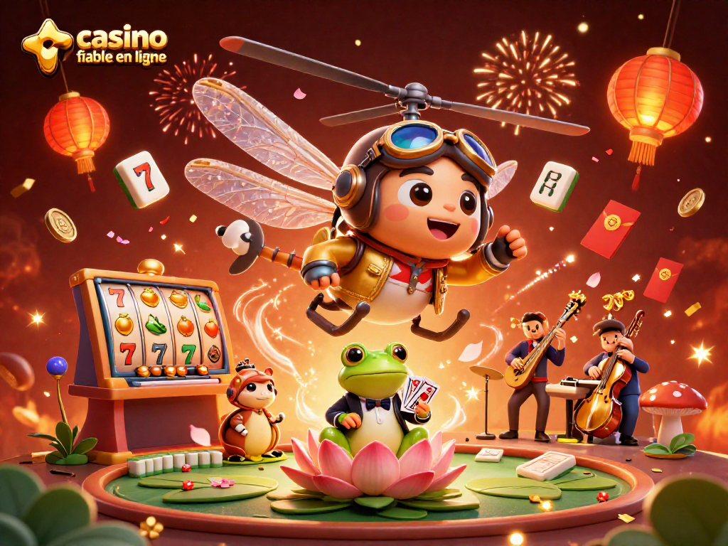 Jouez aux jeux d'un casino fiable en ligne avec croupier et ambiance festive.
