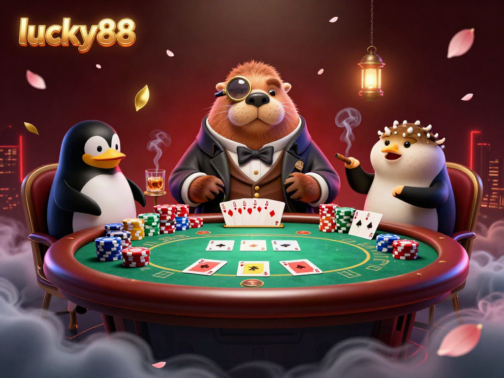 Engage with exciting games at lucky88 while enjoying underwater poker fun with unique characters.